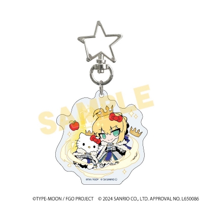【グッズ-キーホルダー】Fate/Grand Order×サンリオキャラクターズ 星型ナスカンアクリルキーホルダー01/ブラインド(全8種)(描き下ろしイラスト)