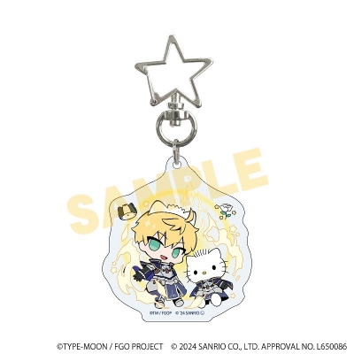 【グッズ-キーホルダー】Fate/Grand Order×サンリオキャラクターズ 星型ナスカンアクリルキーホルダー02/ブラインド(全7種)(描き下ろしイラスト)