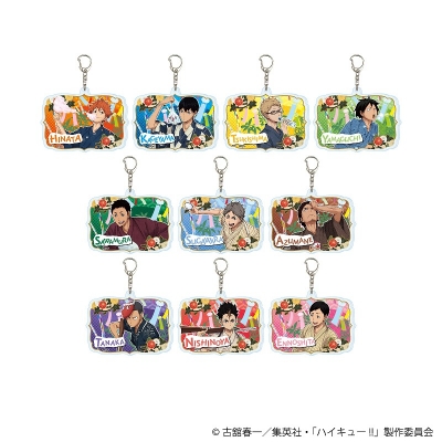 【グッズ-キーホルダー】ハイキュー!! アクリルキーホルダー07/浴衣ver. ブラインド(全10種)