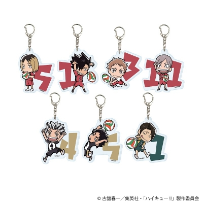 【グッズ-キーホルダー】ハイキュー!! アクリルキーホルダー08/ブラインド(全7種)