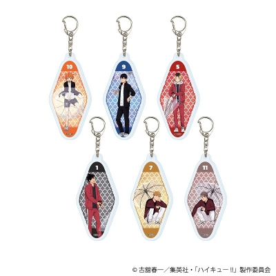 【グッズ-キーホルダー】ハイキュー!! アクリルキーホルダー12/レインver. ブラインド(全6種)