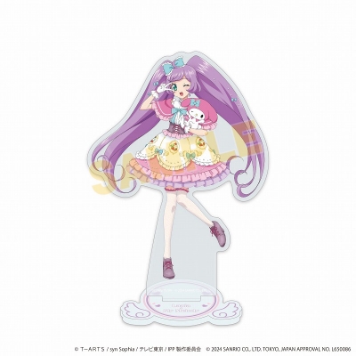 【グッズ-スタンドポップ】プリパラ10周年×サンリオキャラクターズ アクリルスタンド01/真中らぁら×マイメロディ(等身イラスト)