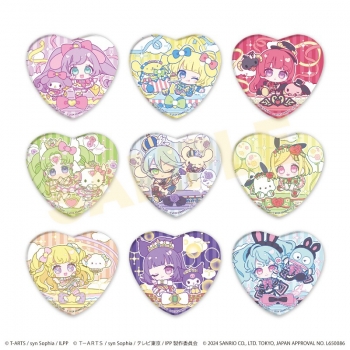 グッズ-バッチ】プリパラ10周年×サンリオキャラクターズ ホログラム 