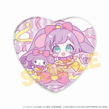 グッズ-バッチ】プリパラ10周年×サンリオキャラクターズ ホログラム 
