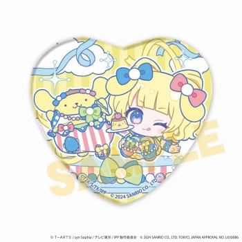 グッズ-バッチ】プリパラ10周年×サンリオキャラクターズ ホログラム 