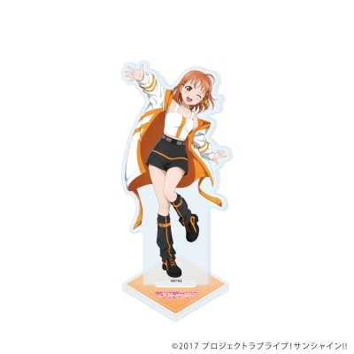 【グッズ-スタンドポップ】ラブライブ!サンシャイン!! アクリルスタンド01/サイバーネオンver. 高海 千歌(描き下ろしイラスト)