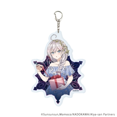 【グッズ-キーホルダー】時々ボソッとロシア語でデレる隣のアーリャさん デカアクリルキーホルダー01/アーリャ クリスマス会ver.(描き下ろしイラスト)