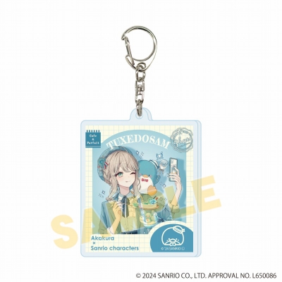 【グッズ-キーホルダー】赤倉×はぴだんぶい アクリルキーホルダー04/ブラインド(全6種)(コラボイラスト)
