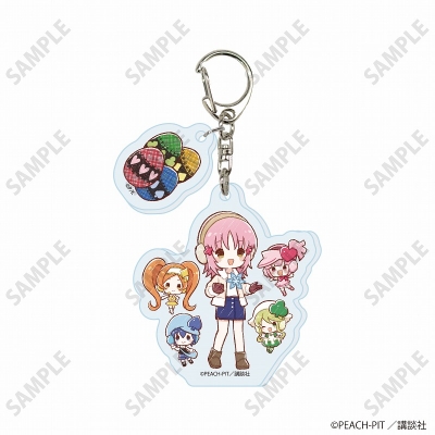 【グッズ-キーホルダー】しゅごキャラ! パーツ付きアクリルキーホルダー01/冬ver.(グラフアートイラスト) (全9種)