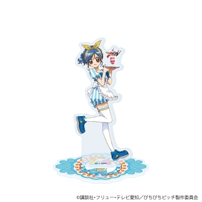 【グッズ-スタンドポップ】マーメイドメロディーぴちぴちピッチ アクリルスタンド12/波音 ダイナーver.(描き下ろしイラスト)