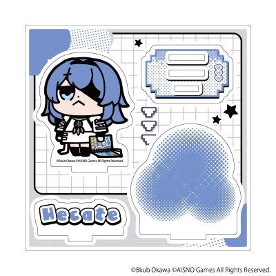【グッズ-スタンドポップ】無期迷途×大川ぶくぶ アクリルスタンドプレート04/ヘカテー(ミニキャライラスト)