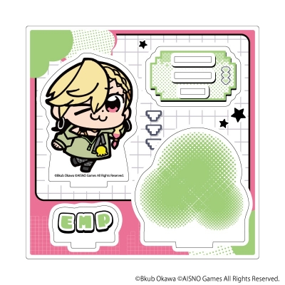 【グッズ-スタンドポップ】無期迷途×大川ぶくぶ アクリルスタンドプレート06/EMP(ミニキャライラスト)