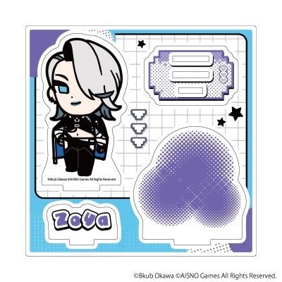 【グッズ-スタンドポップ】無期迷途×大川ぶくぶ アクリルスタンドプレート08/ゾーヤ(ミニキャライラスト)