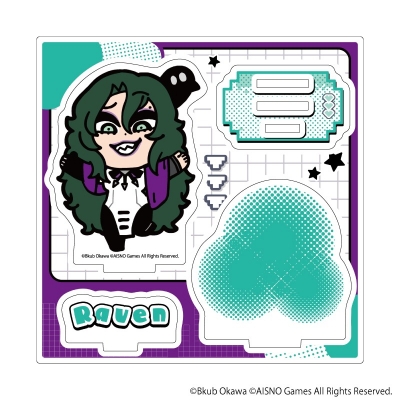 【グッズ-スタンドポップ】無期迷途×大川ぶくぶ アクリルスタンドプレート13/クロウ(ミニキャライラスト)