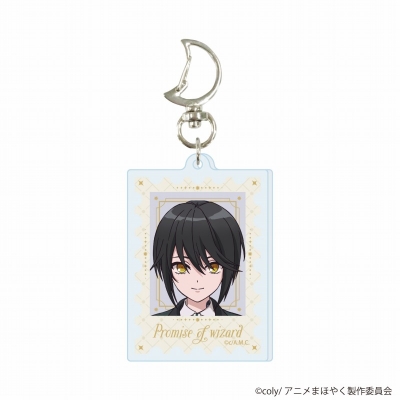 【グッズ-キーホルダー】TVアニメ『魔法使いの約束』 月型ナスカン付きアクリルキーホルダー06/ホワイト(公式イラスト)