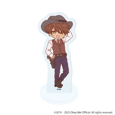 【グッズ-スタンドポップ】Obey Me! Nightbringer アクリルぷちスタンド14/カウボーイver. ブラインド(全5種)(レトロアートイラスト)