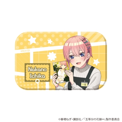 【グッズ-バッチ】五等分の花嫁∽ スクエア缶バッジ02/一花ver. ブラインド(全6種)(公式イラスト)