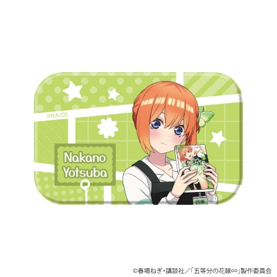 【グッズ-バッチ】五等分の花嫁∽ スクエア缶バッジ05/四葉ver. ブラインド(全6種)(公式イラスト)