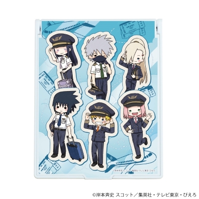 【グッズ-ミラー】NARUTO-ナルト- 疾風伝 デカキャラミラー03/集合デザイン パイロットver.(グラフアートイラスト)