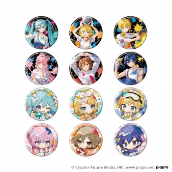 グッズ-バッチ】ピアプロキャラクターズ ホログラム缶バッジ01/ペンキ 初音ミク 缶バッジ 藤真拓哉ver