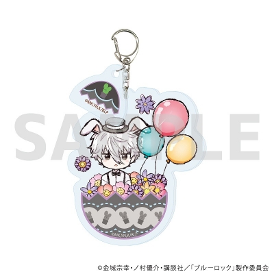 【グッズ-キーホルダー】ブルーロック パーツ付きアクリルキーホルダー03/凪 誠士郎 イースターver.(グラフアートイラスト)