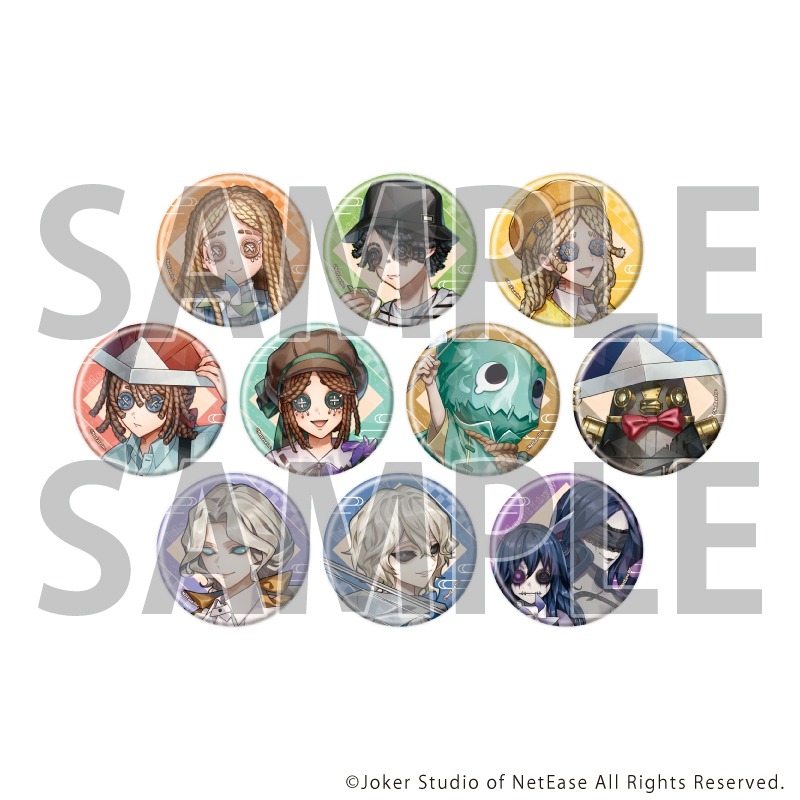 【グッズ-バッチ】Identity V第五人格 ホログラム缶バッジ(57mm)01/こどもの日ver. ブラインド(全10種)(描き起こしイラスト)