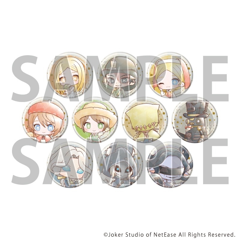 【グッズ-バッチ】Identity V第五人格 ホログラム缶バッジ(57mm)02/こどもの日ver. ブラインド(全10種)(ミニキャライラスト)