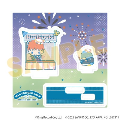 【グッズ-スタンドポップ】ヒプノシスマイク SANRIO NAKAYOKU EDIT アクリルスタンドプレート06/毒島 メイソン 理鶯