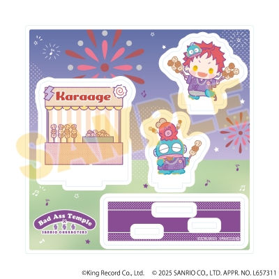 【グッズ-スタンドポップ】ヒプノシスマイク SANRIO NAKAYOKU EDIT アクリルスタンドプレート16/波羅夷 空却