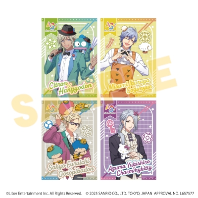 【グッズ-ブロマイド】A3!×Sanrio characters ブロマイド4枚セット01/(等身イラスト)