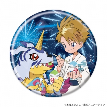 グッズ-バッチ】デジモンアドベンチャー ホログラム缶バッジ(57mm)03 
