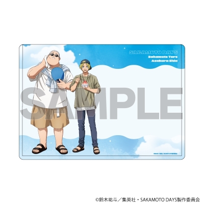 【グッズ-カードケース】SAKAMOTO DAYS キャラクリアケース09/坂本太郎&朝倉シン 夏私服ver.(描き下ろしイラスト)