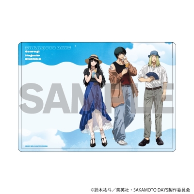 【グッズ-カードケース】SAKAMOTO DAYS キャラクリアケース10/南雲&神々廻&大佛 夏私服ver.(描き下ろしイラスト)