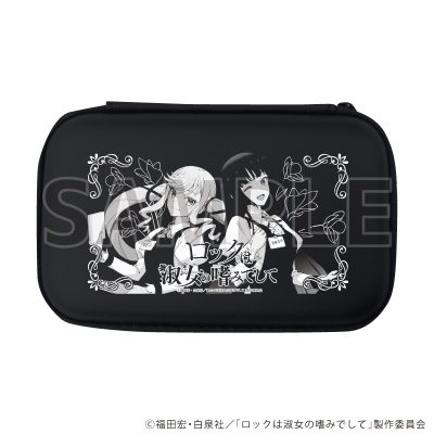 【グッズ-小物入れ】TVアニメ『ロックは淑女の嗜みでして』 モバイルアクセサリーケース01/鈴ノ宮りりさ&黒鉄音羽(描き下ろしイラスト)