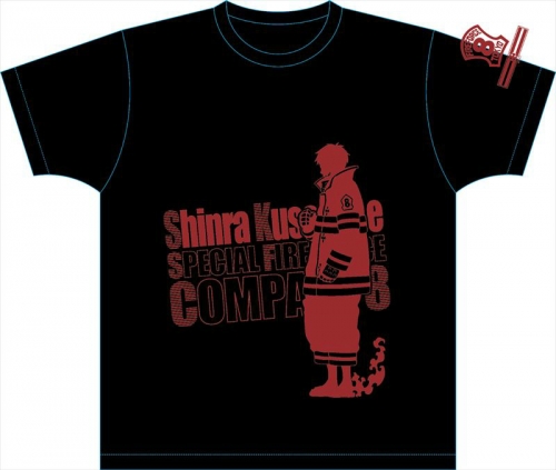 グッズ ｔシャツ 炎炎ノ消防隊 シルエットtシャツ シンラ Xl アニメイト