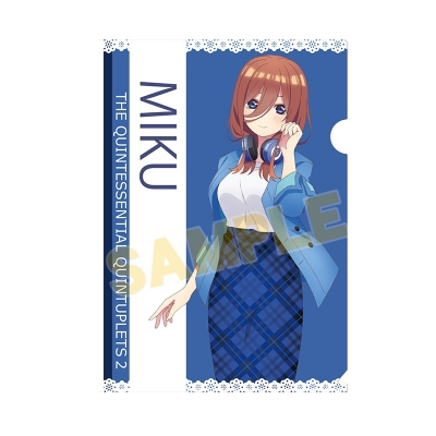 【グッズ-クリアファイル】五等分の花嫁∬ クリアファイル 三玖
