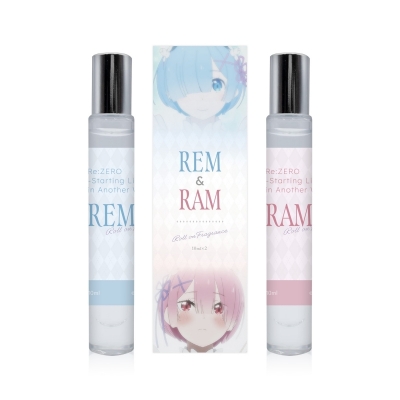 【グッズ-香水】Re:ゼロから始める異世界生活 ロールオンフレグランス レム&ラム