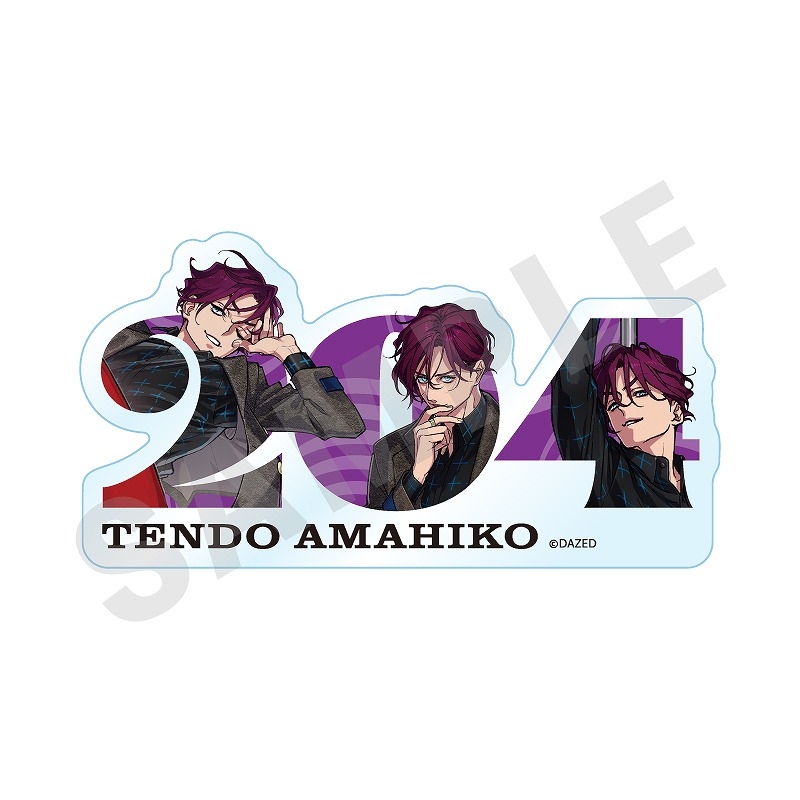 【グッズ-バッチ】超人的シェアハウスストーリー『カリスマ』 ルームナンバーアクリルバッジ 天堂 天彦