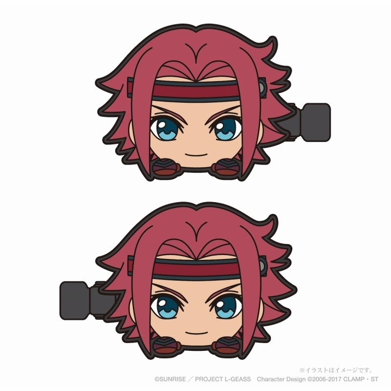【グッズ-ヘアバンド】コードギアス 反逆のルルーシュ 前髪クリップ(カレン)