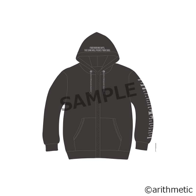 【グッズ-ジャンパー・コート】DYNAMIC CHORD BLACK COLLECTION Zip up Hoodie【アフターAGF2022】