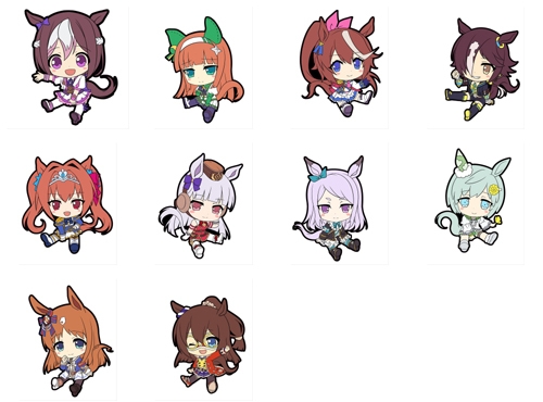 グッズ ストラップ ウマ娘 プリティーダービー ぺたん娘トレーディングラバーストラップ アニメイト