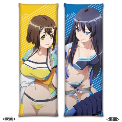 【グッズ-クッション】神田川JET GIRLS クォーター抱き枕クッション 凛&ミサ