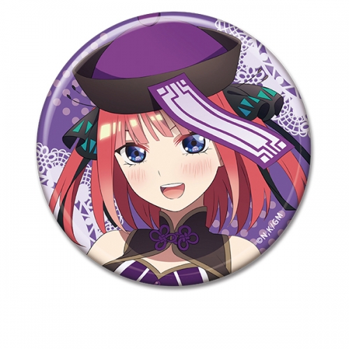 グッズ-バッチ】映画「五等分の花嫁」 描き下ろし缶バッジ 中野二乃  