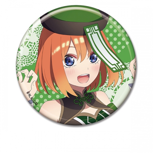 グッズ-バッチ】映画「五等分の花嫁」 描き下ろし缶バッジ 中野四葉  