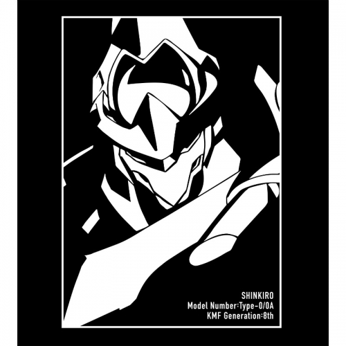 グッズ Tシャツ コードギアス 反逆のルルーシュ 皇道 箔プリントtシャツ 蜃気楼 メンズ サイズ M アニメイト