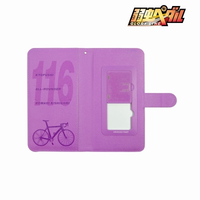 【グッズ-カバーホルダー】弱虫ペダル GLORY LINE 手帳型スマホケース(岸神小鞠)(対象機種/Lサイズ)