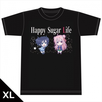 グッズ-Tシャツ】ハッピーシュガーライフ Tシャツ[さとう&しお] XL 