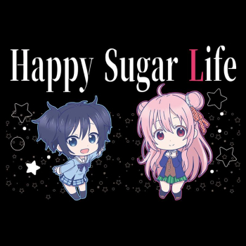 グッズ-Tシャツ】ハッピーシュガーライフ Tシャツ[さとう&しお] XL 