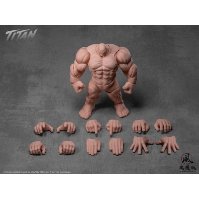 【アクションフィギュア】1/12スケール 可動フィギュア素体 タイタン FMW009 ノーマル