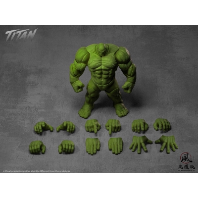 【アクションフィギュア】1/12スケール 可動フィギュア素体 タイタン FMW010 グリーン
